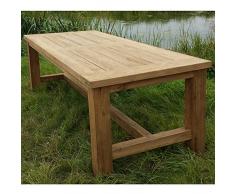 BRIX Esstisch Paula 300 cm Gartentisch Teak Holztisch Teaktisch Garten Teakholz massiv