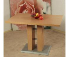 Säulentisch Buche natur 110 x 70 cm Esstisch Esszimmertisch Tisch Esszimmer neu