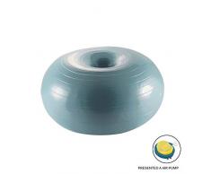 WMNRNYD Kinder-Balance Ball Chair mit Donuts, ungiftiger Übung Ball Chair für aktive Kinder in Heim oder Klassenzimmer (Zufriedenheits-Garantie),Blau