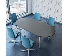 WeberBÜRO Profi Besprechungstisch 200x100 cm Optima 4-6 Pers. Konferenztisch Meetingtisch