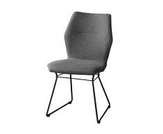 Teng Peng Stuhl modernes minimalistisches Design Schmiedeeisen Restaurant Hause Freizeit Stuhl Hocker Erwachsenen Haushalt Hocker Stuhl geeignet for Restaurant Hotel Wohnzimmer, 3 Farben zur Auswahl H