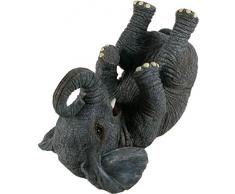 Nemesis Now Guzzlers Weinflaschenhalter, Elefant, 21 cm, Grau