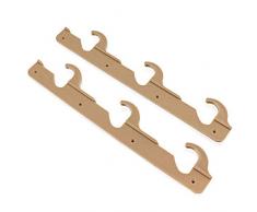 BITUXX Liegestuhlraster Liegestuhl Sonnenliege Gartenliege Holzliege Strandliegestuhl Holz Klappbar