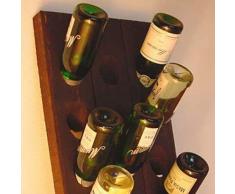 Piratenladen Weinregal für 15 Flaschen - Echtes Rüttelbrett aus der Champagne