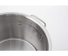 Euro Tische Gastronomie Kochtopf Suppentopf - 30 bis 100 Liter Edelstahl Kochtöpfe - ideal geeignet für ALLE Herdarten & große Küchen - Gastro Topfset (75 L)