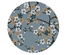 carpet Waschbar Vakuum Dauerhafte Teppich Runde Teppich Natürliche Mosaik Teppich Sofa Couchtisch Schlafzimmer Bett Teppich Zelt Drehstuhl Hocker Kissen Home Daily Mat,100 * 100 cm,# 1