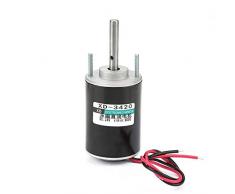 Vobor 30W CW/CCW Permanentmagnet-Gleichstrommotor, langsamer Hochgeschwindigkeits-Elektromotormotor für kleinen Schneidetisch, Schleifen mechanischer Geräte(24V 7000RPM)