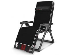HPDOL Relaxsessel Loungesessel/Gartenstuhl/Klappstrandstuhl/Lounge Lounge Sessel Mit KopfstüTze, Verstellbar, Textilgewebe, Garten/Pool/Sonnenbaden, Unterlage 400kg,BLCE-02