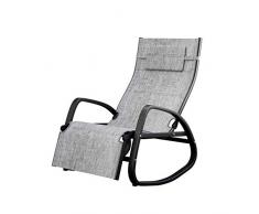 WPOV-A Faltbarer Schaukelstuhl Im Freien, Tragbarer Verstellbarer Sessel Aus Schmiedeeisen 1119-YY