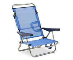 Solenny Stuhl 81x62x14 cm blau