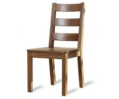 JIEER-C Lehrstuhl Retro Side Dining Office Lounge Chair Hoher Rücksitz Küchenrestaurant Massivholz Esszimmerstuhl Eichenstuhl Dinette Schlichtheit Lagergewicht 200kg 46.6x54.4x91cm (Farbe: B)