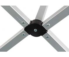 BRUNNER Campingtisch Titanium Axia 6 Netzablage Wasserwaage höhenverstellbar Tisch Rolltisch Alu