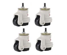 Lenkrollen aus Nylon, für Möbel, Tisch, Rollen, Werkbank, Garage, 4 Stück