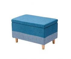 YLCJ LFF-Stauraumhocker Sitzbank aus Holz Ottomane Stauraumbank Vielseitig Platzsparender Kleiner Fußhocker (Farbe: Stil 2)