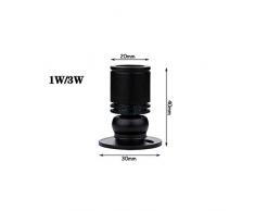 Spotbalken Deckenstrahler Wandspots Spotleuchten Led Strahler Mini Led Decken Downlights 1W 3W Ac85-265V Aufputz Glühbirnen Für Schrank Thekenvitrine-Blue_Black_Body