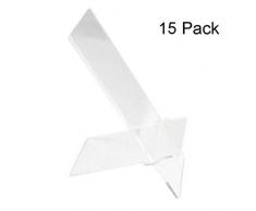 HYDD Dekobrücke aus Acrylglas Acryl Display Acrylständer 5er 10er 15er 20er 1er 3er Pack für 65 * 93 * 135mm Werbeaufsteller als Deko-Podest Winkel für Ausstellung Vitrine und Schaufenster