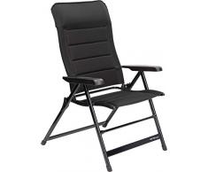 Berger Tesino XL Campingstuhl Gartenstuhl Festival Faltstuhl Stuhl Aluminium Garten Terrasse schwarz