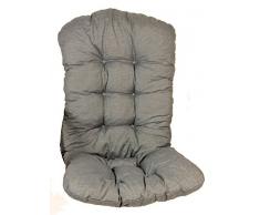 Rattani Polster für Schaukelstuhl, Ersatzpolster Schaukelstuhl/Drehsessel L 135 cm, Fb. anthrazit, Made in EU