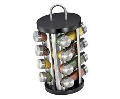 Küchenprofi Gewürzständer mit 16 Gläsern schwarz, rund 2615502816