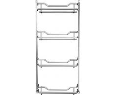 Fuchs 12er Gewürzregal leer Gewürzaufbewahrung Küchen-Regal für Gewürze, Etagenregal für 12 Gewürzdosen, ideal als Wandregal in der Küche, Menge: 1 Stück