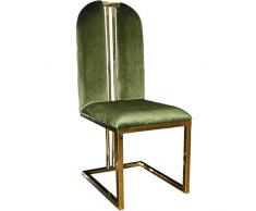 CZPF Moderner Minimalistischer Heller Luxuxhongkong-Art-westlicher Restaurant-Hotel-Frisierstuhl-hohler Goldluxus, Der Stuhl Speist