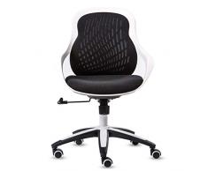 RVTYR Bürostuhl Lounge Chair Dreh-Hub-Breathable Ineinander greifen-Tuch Sweat-Absorbent Ergonomisches Design mit Schaukelstuhl Funktion bürostuhl (Color : B)