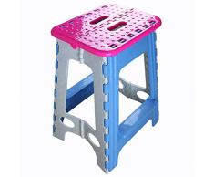 ANZML Kinder Klappstuhl, Kunststoff Tragbare Outdoor Klappbank Erwachsenenstuhl Küche Garten Bad Schwere Klappstuhl Tritthocker A