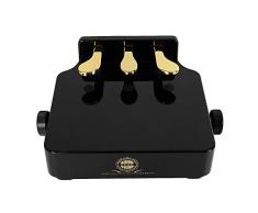 RANZIX Klavier Pedal Extender Bank für Kinder Höhenverstellbar mit 3 Pedale Kinder Klavier Lehren Hilfe Zubehörteil für Kinder Klavier Pedalerhöhung