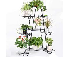 Blume Stand Mehrschichtig Kräuterregale Garten Balkon Topfgestell Eiserne Kunst Pflanze Fußboden Halter Stehen Bonsai Anzeige Regal Feste Unterstützung Kreativ Dekoration