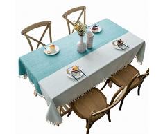 Hochwertige pastoralen Stil Tischdecke zweifarbig Mosaik rechteckigen Couchtisch Tuch quadratisch rundes Tuch,60 * 60cm,free size