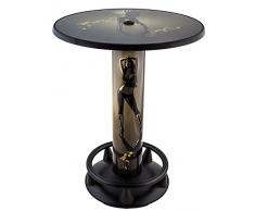 SEVERIN Stehtisch Quick Table Design Lady Bronze, Stehbiertisch, Bistrotisch