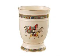 MUBAY Eiskübel European Ceramic Eiskübel Ktv Wineware Bar Supplies Champagne-Wein-Fass Bier Barrel Spit Barrel Große EIS-Wanne (Größe: 19 × 24 cm)