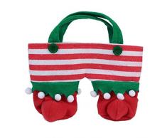Demiawaking Süß Weihnachten Santa Süßigkeiten Taschen Bonbontüte fuer Partytisch Dekor