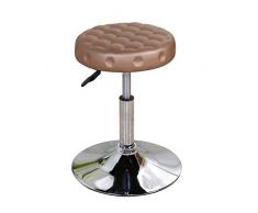 Bao Xing Bei Firm Barhocker Lehnstühle Drehstühle Hocker Hocker (Color : Champagne, Size : 34 * 40cm)