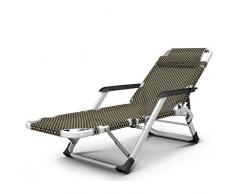 IG Haushalt Dual Use Outdoor Lehnstühle Klappdeck Stuhl Schlafzimmer Wohnzimmer Balkon Liegestuhl Gartenterrasse Strand Sonnenliege Startseite Multifunktions-Klappstuhl, A