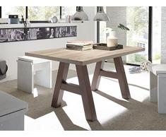 Esszimmertisch Esstisch Konferenztisch 140/90 Mr.A Rost Eiche sägerau