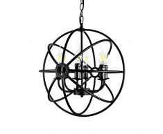 Vinteen Industrielle Wind 6 Köpfe LOFT Eisen Kunst Kronleuchter Runde Globus Bar Internet Cafe Persönlichkeit Kreative Pendelleuchten Amerikanischen Retro Hängeleuchten