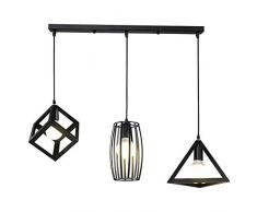 Modern Leuchte, Pendelleuchte, Esstischleuchte, Retro Lampenschirm Design, Anhänger, Lüster, Hängeleuchte Innen, Dekorativ Decke Lampe, Beleuchtung Pendellampe, Esszimmer Bartheke