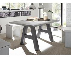 Esszimmertisch Esstisch Konferenztisch 140/90 Mr. A Graphit Beton