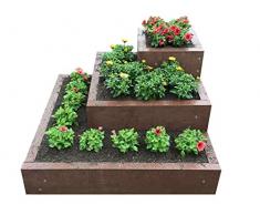 Kräutertreppe/Blumentreppe aus Syntal Vollkunststoffmaterial