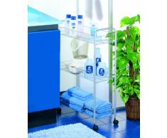 Metaltex 341503039 Allzweckwagen 3-Etagen 56 x 23 x 84 cm Slim Deluxe Polytherm