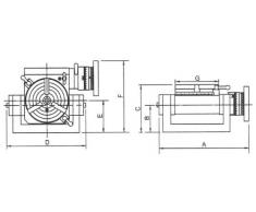 PAULIMOT Teilapparat Rundtisch Ø 110 mm schwenkbar VERTEX VU-100