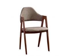 Ygetas Nordic Moderne Baumwolle und Schmiedeeisen Stuhl Wohnzimmer Esszimmer Lounge Chair Home Indoor-und Outdoor-Nachmittagstee Stühle Komfortable und langlebige abnehmbare Sessel