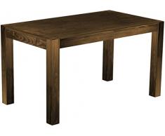 Brasilmöbel Esszimmer Tisch Rio, Pinie Massivholz, geölt und gewachst Eiche antik Cognac, L/B/H: 160 x 80 x 77 cm, Rio Kanto