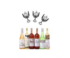 CUTICATE Metall Wein Flaschenöffner Wein Flaschen 1/12 Puppenhaus Küchenbar Miniaturen