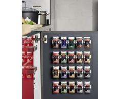 Provance Gewürzhalter Gewürze Küche Halter Organizer Gewürzregal Gewürzständer Klammer bis 20 Dosen