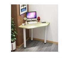 QULONG Triangular Massivholz Ecktisch, Multifunktionswandregal in Schlafzimmer, Beweglicher Ecktisch, PC Workstation, 29.9X29.X9x29.1In,Maple