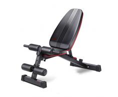 Falt-gewichtstabelle Dumbbell Bank Fitness Stuhl Rückenbrett Multifunktions Haushalt Bankdrücken Bauch Bord Sportgeräte Hantelbank (Color : Black, Size : 145 * 62 * 120cm)