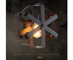 JKL Wandleuchte Industrie Vintage Licht E27 Iron Art Birdcage Design Wandleuchte für Restaurant/Bar/Esszimmer/Zimmer/Creative Small Space/Bartheke/Leisure Club (6-14M2) Creative