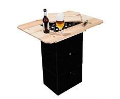 Benelando® Holzaufsatz Bierkästen Deckel Gartentisch Stehtisch Bierkasten Biertisch Bier (1)